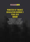 MINISTER OF FINANCE REGULATION NUMBER 5 YEAR 2025