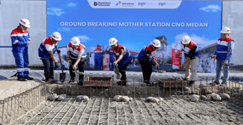 PGN begins construction of first CNG Mother Station in Medan