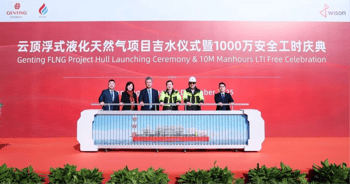 Wison New Energies completes hull of Genting FLNG