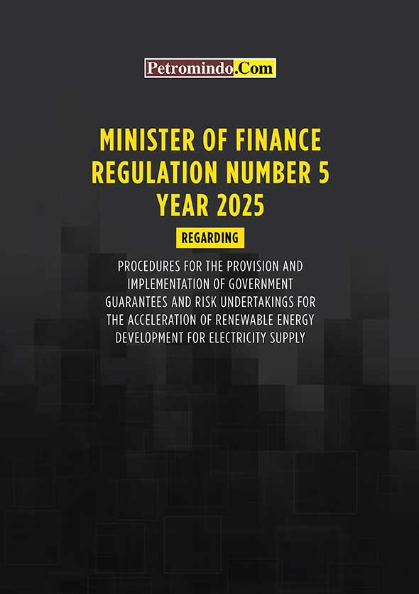 MINISTER OF FINANCE REGULATION NUMBER 5 YEAR 2025