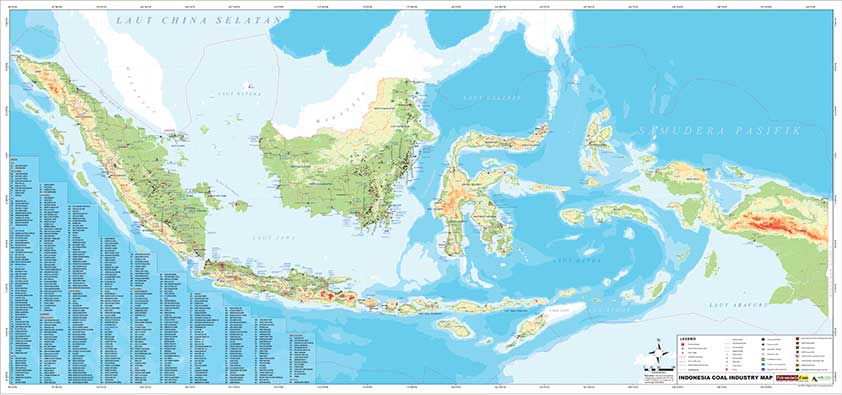Indonesia Coal Industry Map 2024