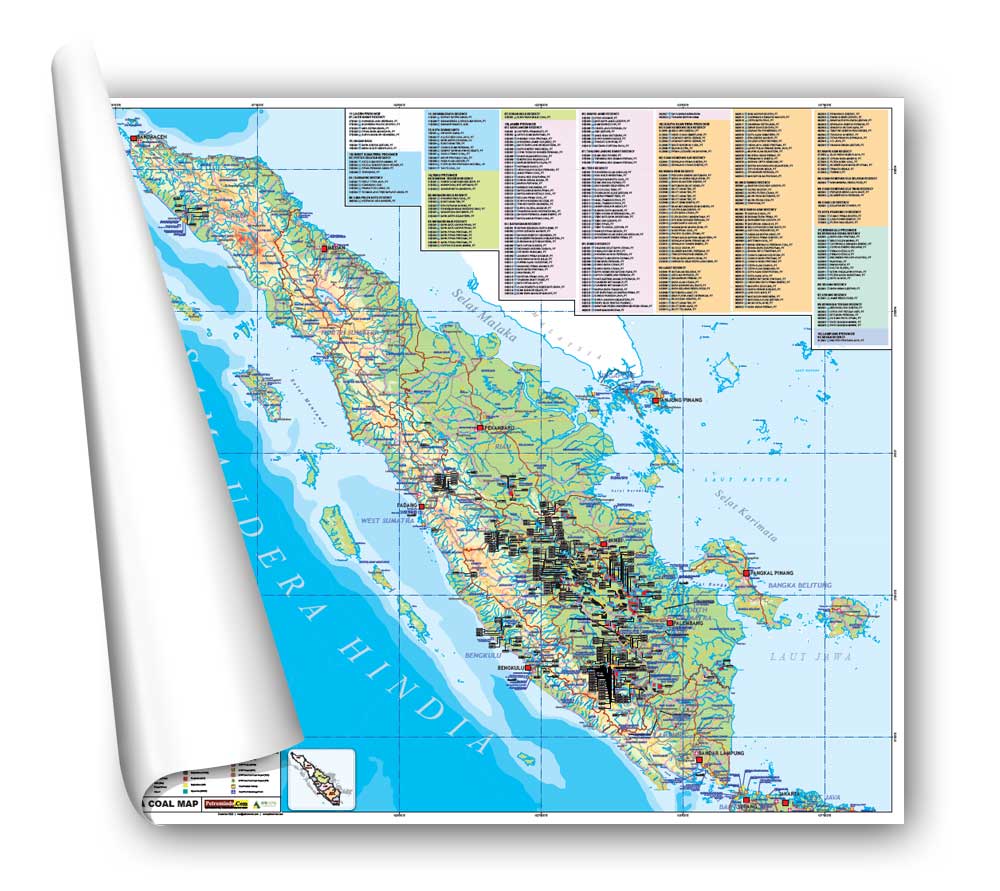 Sumatra Coal Map 2023