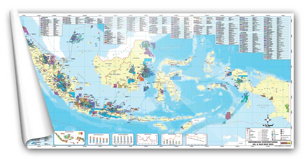 Indonesian Conventional Oil & Gas Map 2023
