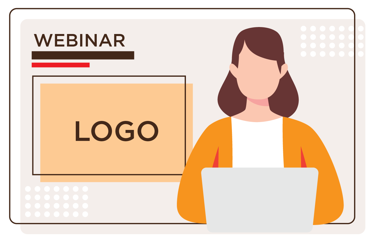 Logo placement webinars held by us.